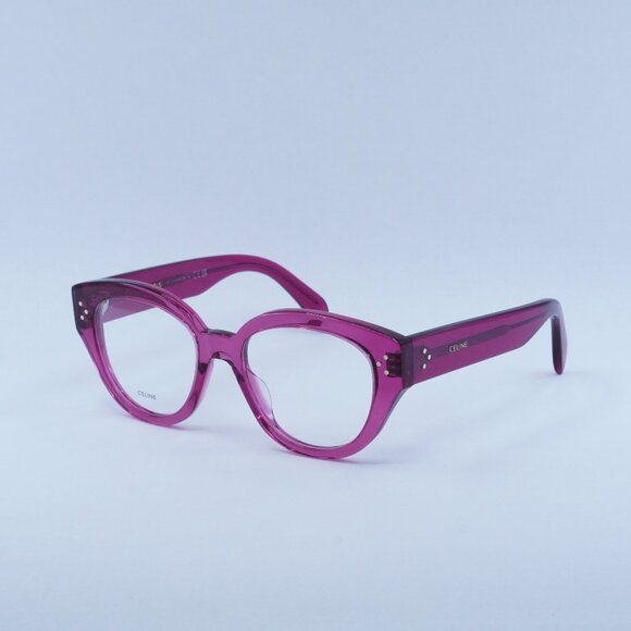 🕶️ New Celine CL50132I 081 Eyeglasses - Transparent Cherry Frame - Picture 1 of 10